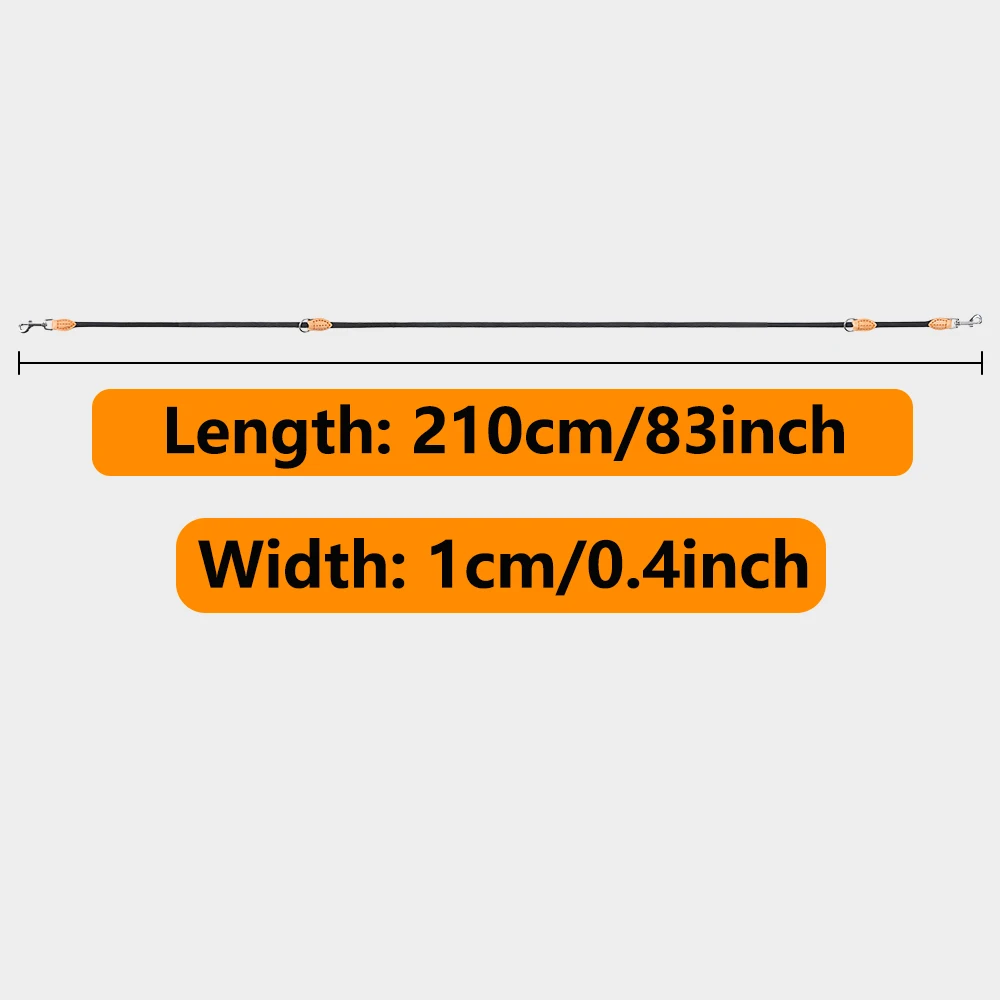 Adjustable Double Dog Lead For Two Dogs Hands Free Nylon Leash_voghion.com