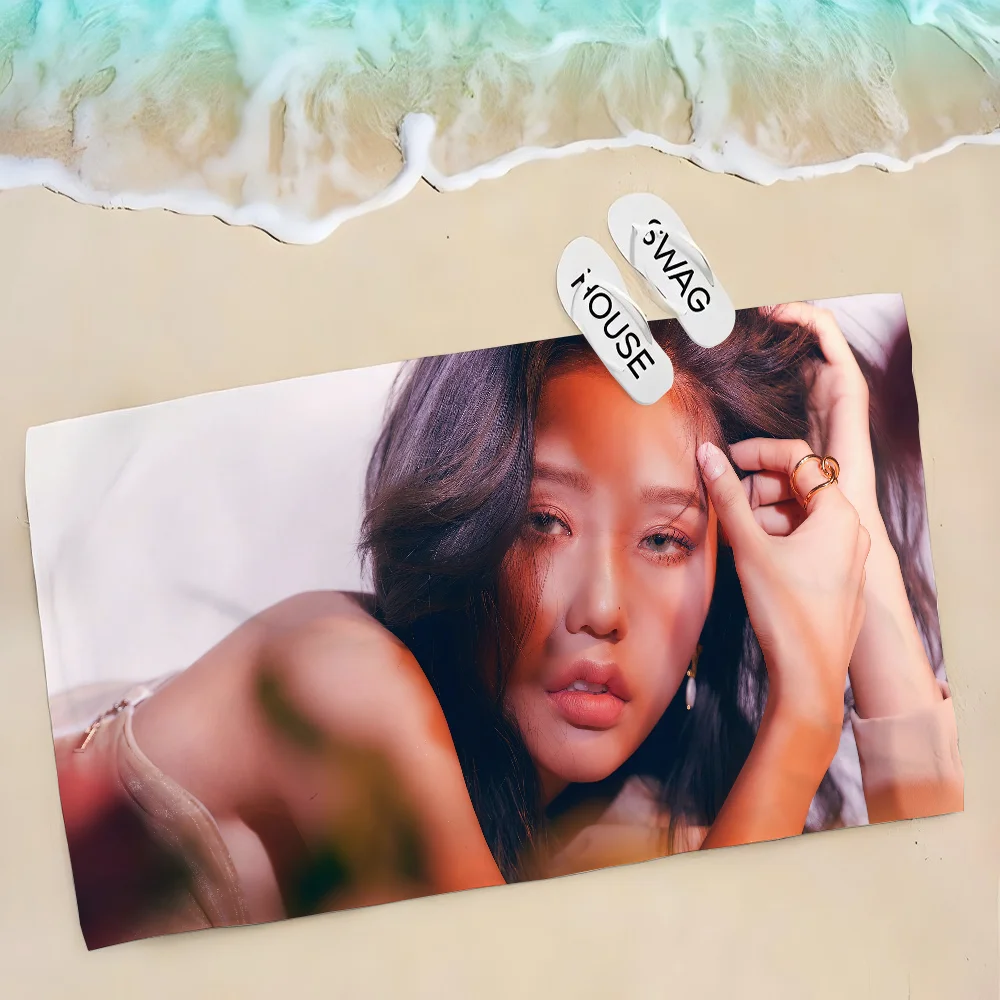 1ชิ้นกลุ่ม kpop ที่มีชื่อเสียงโอ้สาวของฉัน Mimi ผ้าเช็ดตัวชายหาดผ้าไมโครไฟเบอร์แห้งเร็วผ้าห่มชายหาดสำหรับเด็กผ้าขนหนูสระว่ายน้ำ unisex