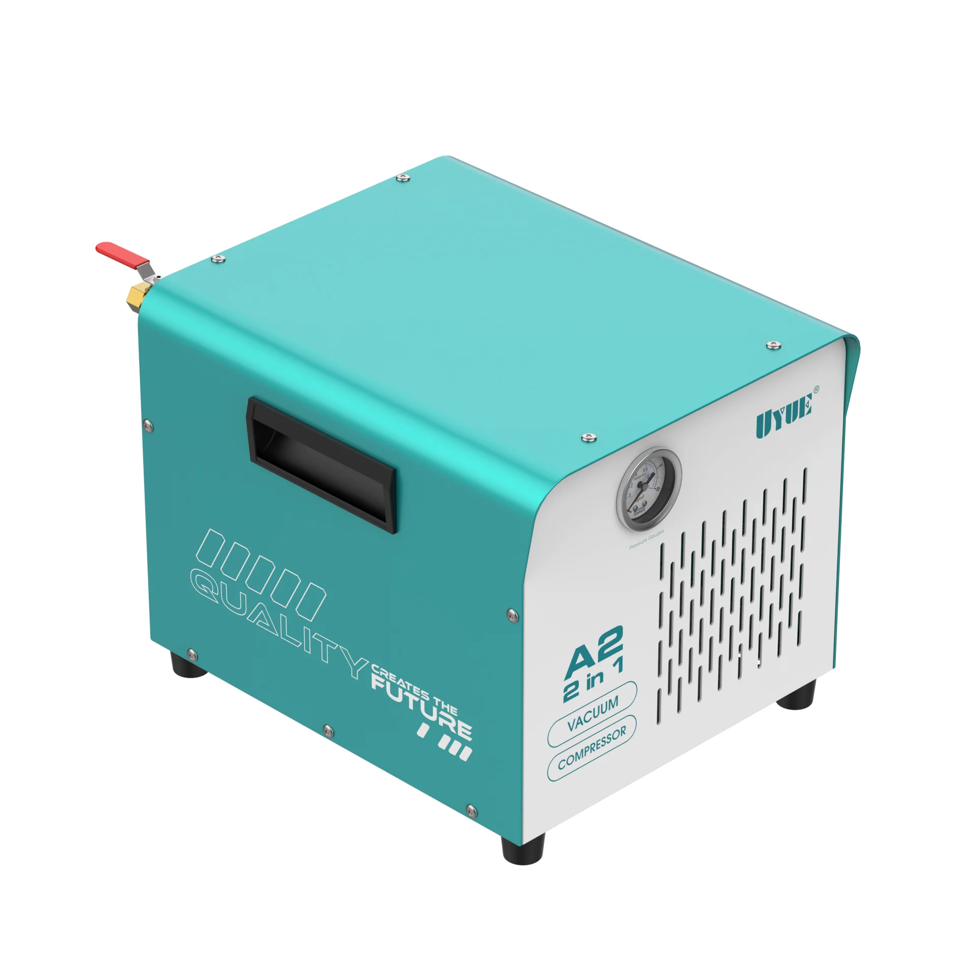 UYUE A2 スマートフォン画面修理ツール 600W 真空ポンプコンプレッサー OLEDラミネーション脱泡用 110V/220V