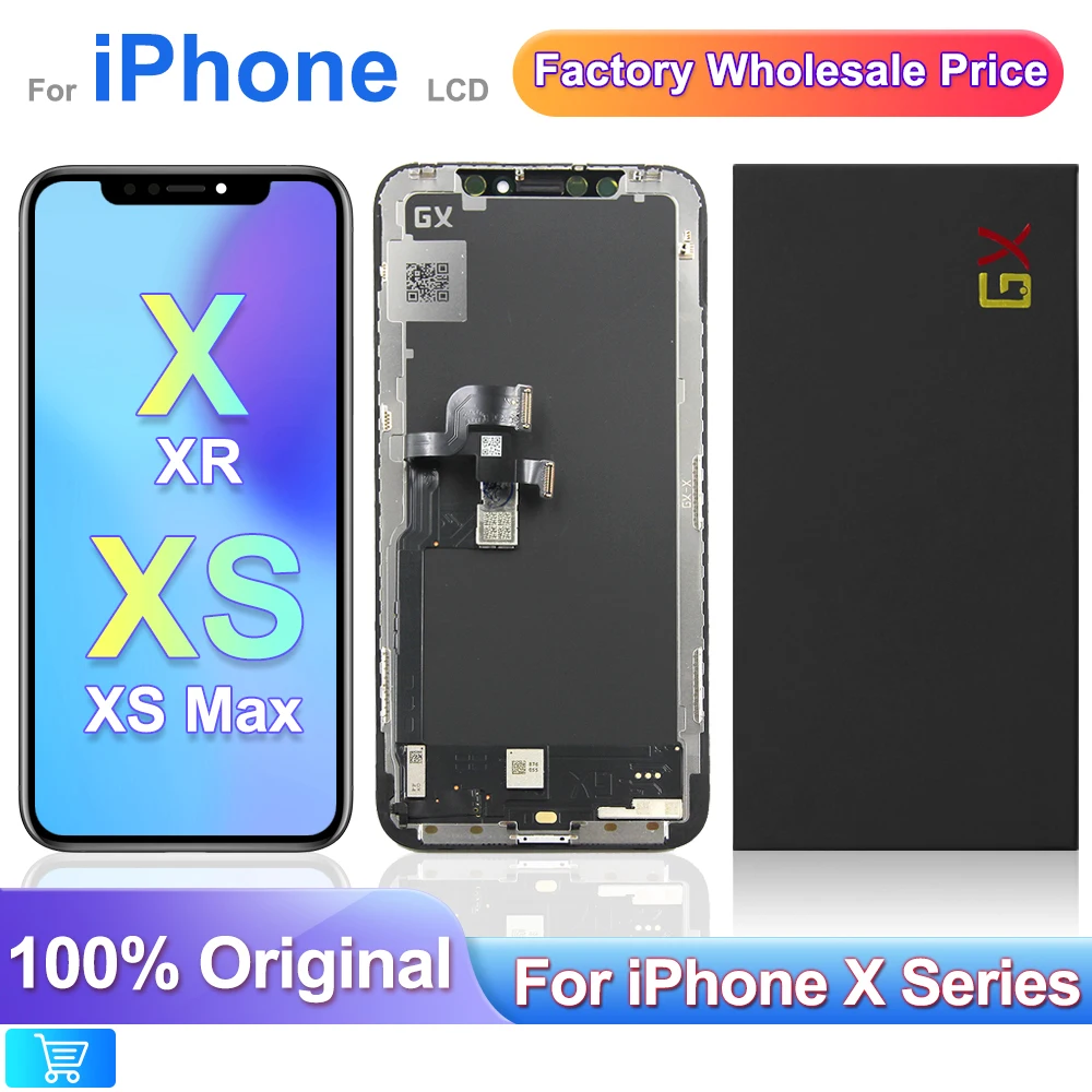 

100% протестированный рабочий ЖК-дисплей Incell для iPhone X, OLED-дисплей XSMax XR Xs, сенсорный экран с дигитайзером в сборе для iphone X, ЖК-дисплей