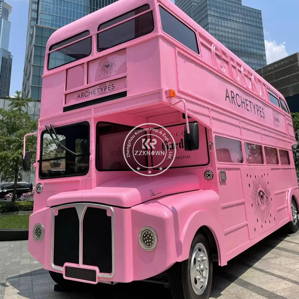 Food Truck elétrico com vaso sanitário Vendedor, totalmente equipado com totalmente equipado Pizza Food Truck, Carrinhos de alimentos para venda, Praça, 2024