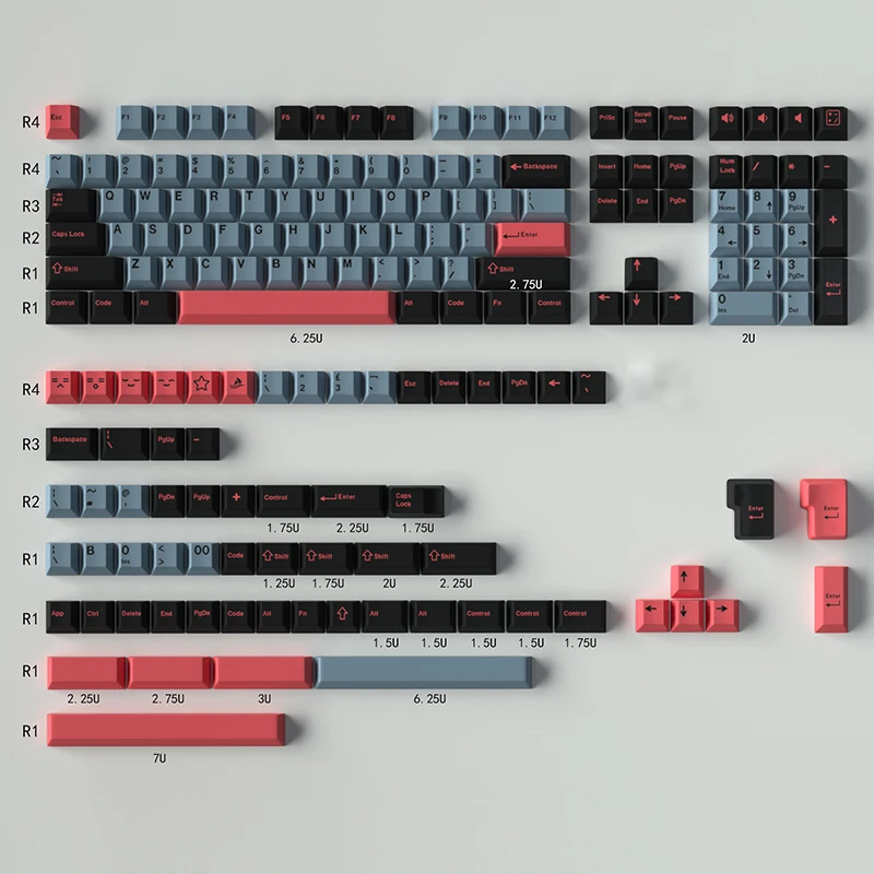 

173 Keys 8008 GMK Keycaps Cherry Profile Double Shot ABS Keycap For MX Switch Mechanical Keyboard DYE-SUB Key Caps Custom DIY