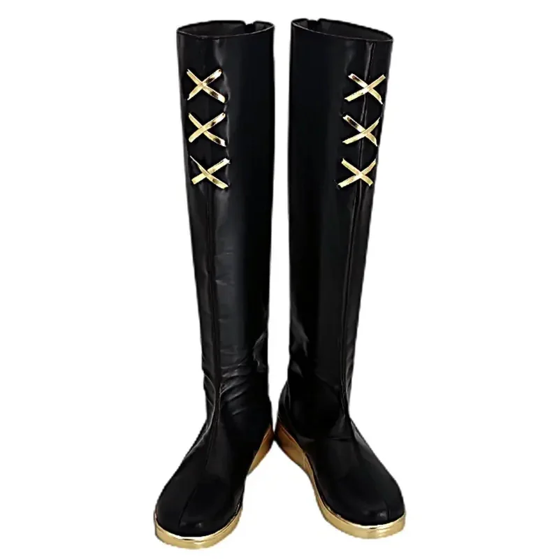 The cosplay maid boots of the virtual host of the anime "Nijisanji", suitable for Halloween and Christmas parties