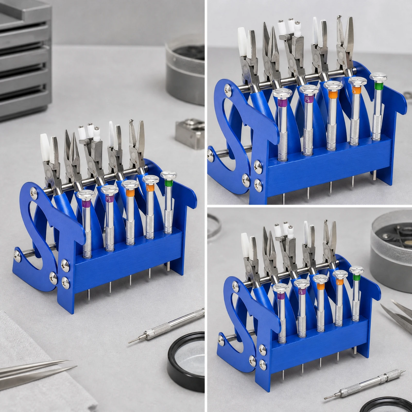 Eyeglass Repair Kit with Screwdriver Professional Eyeglass Repair and Adjustment Toolkit Precision Organized for Opticians