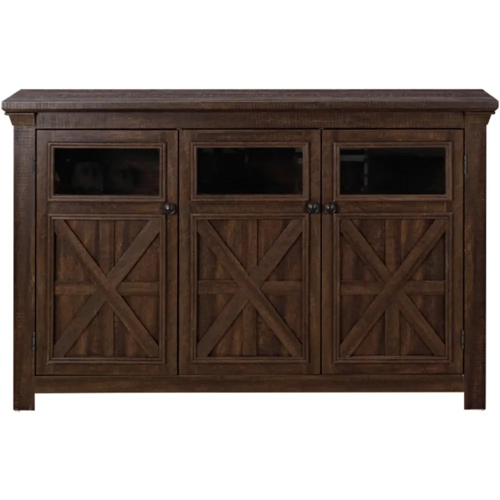 

3 Doors Buffet Cabinet, Large Sideboard Cabinet with Removable Shelves, Bar Wine Cabinet for Entryway, Living Room, Dining Room,