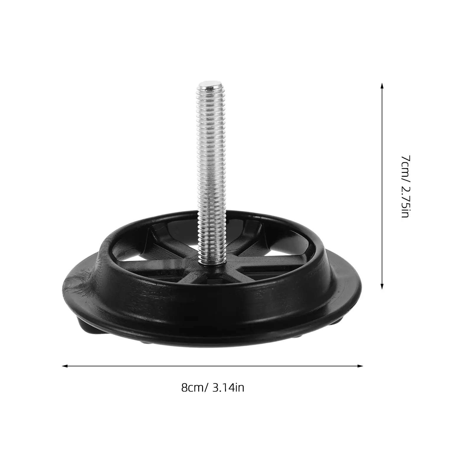 Spare Tire Hold-Down Bolt Replacement Black Frame Mounting Clamp Screw Kit Car Tire Fastening Hardware Easy Installation