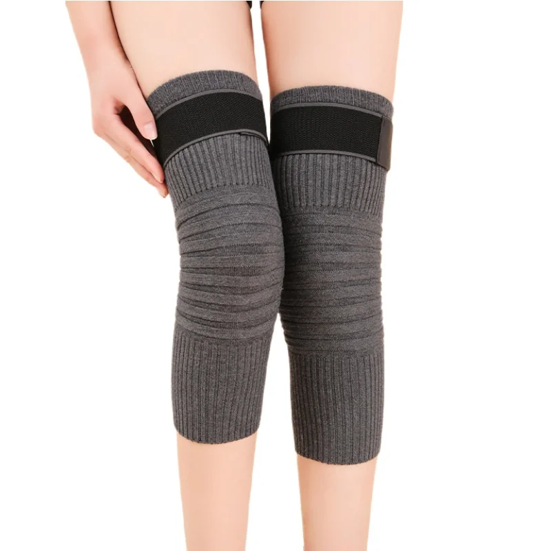 1 Pair Wool Knee Brace Support Leg Warmer Winter Warm Thermal Wool Kneepad Thicken Knee Pads Sleeve Knee Warmers for Men Women
