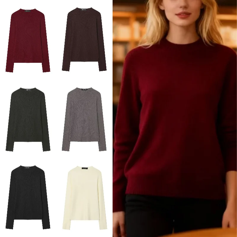 

Осень/зима 202, новый модный элегантный высококачественный бесшовный вязаный свитер премиум-класса с полувысоким воротником, базовый слой