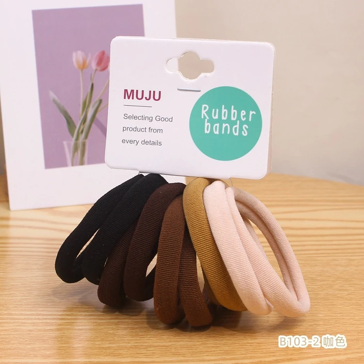 New Fashion High Elasticity Does Not Hurt Hair Rubber Band Girls Women Basic Hair Tie Headband Hair Accessories Headwear