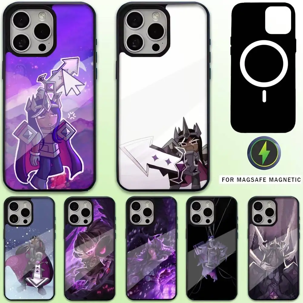 

Dark Cacao C-Cookie Run Kingdom Phone Case For iPhone17,16,15,14,13,12,11 Plus,Pro Max Magnetic For Magsafe Wireless Charging