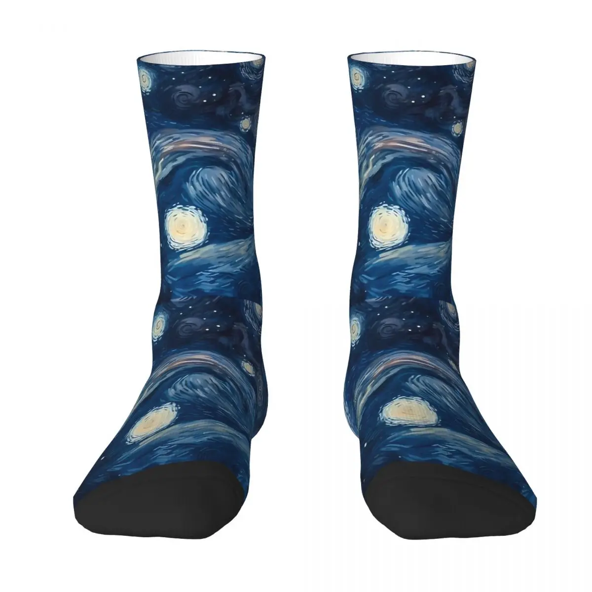Oil Painting Sock Printed Man Polyester