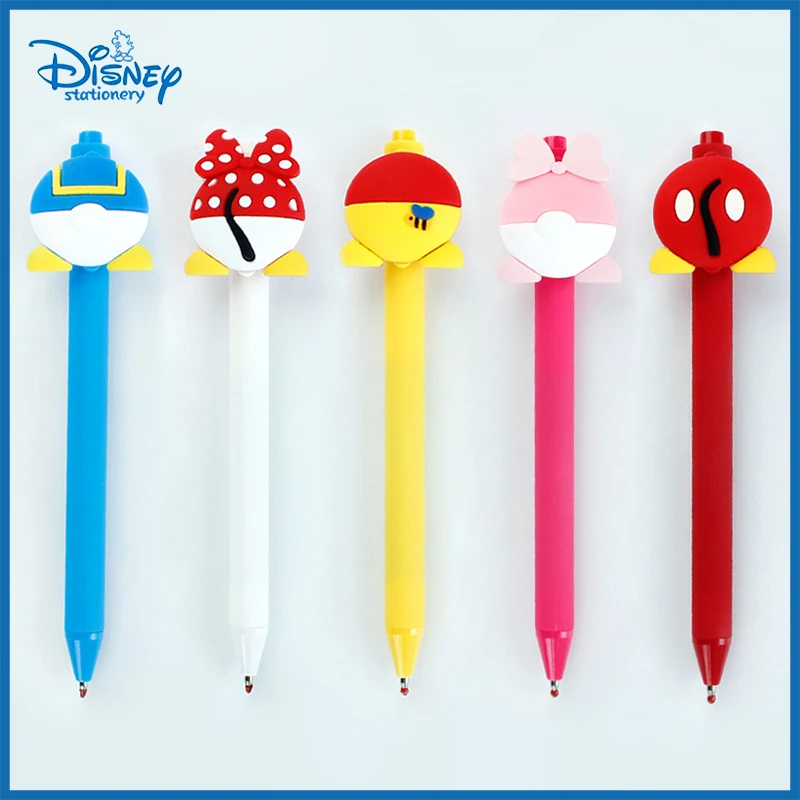 

Disney Mickey Minnie Donald Duck Cartoon Buttocks Frosted Pole Neutral Pen Cute Girl Heart Office Supplies Student Stationery