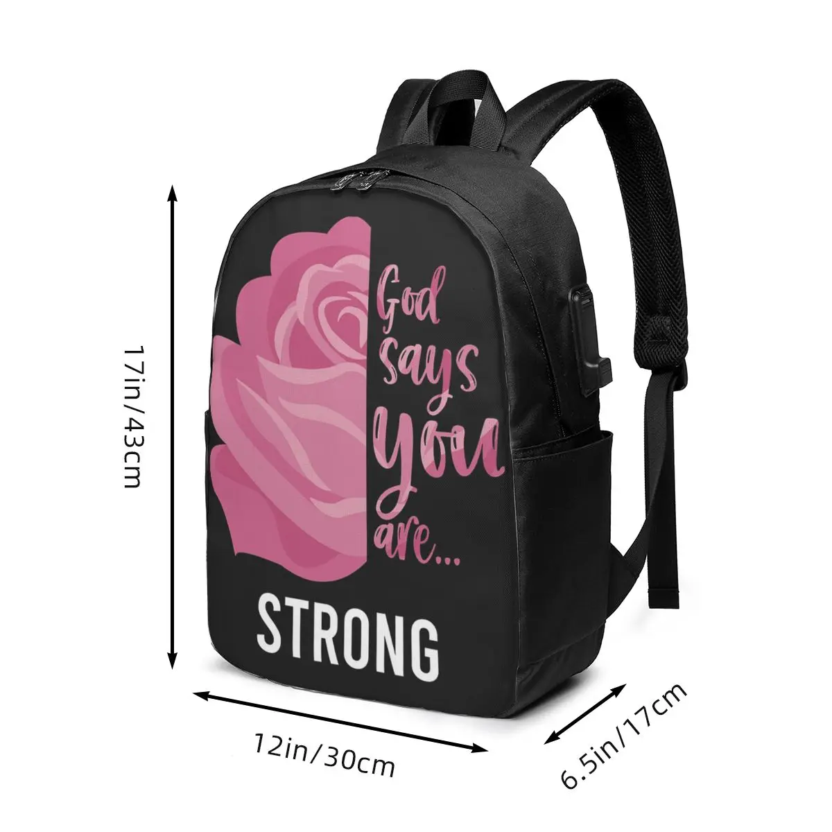 God Says You Are A Positive Affirmation Backpack Travel Notebook Bag Computer College Student School Bag Laptop Shoulder Bags