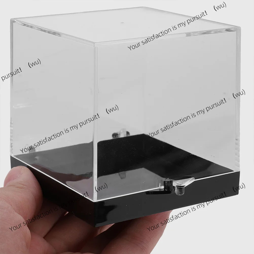 Plastic Container Sample Box, Clear Mineral Storage Rock Jewelry Coin Cube Acrylic Plastic
