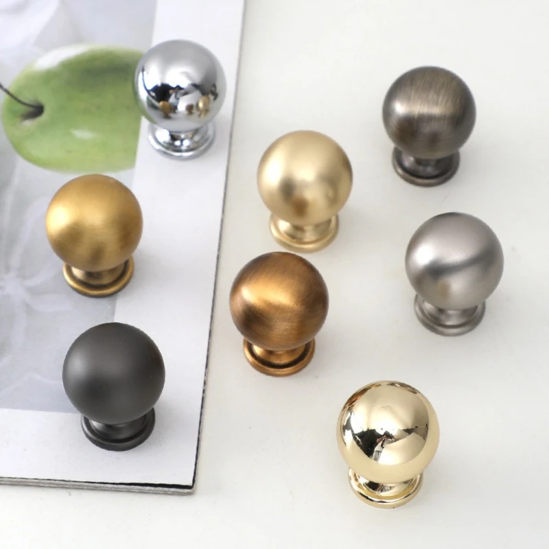 French Handles for Furniture Solid Cupboard Door Knob and Handle American Kitchen Cabinet Drawer Zinc Alloy Handles