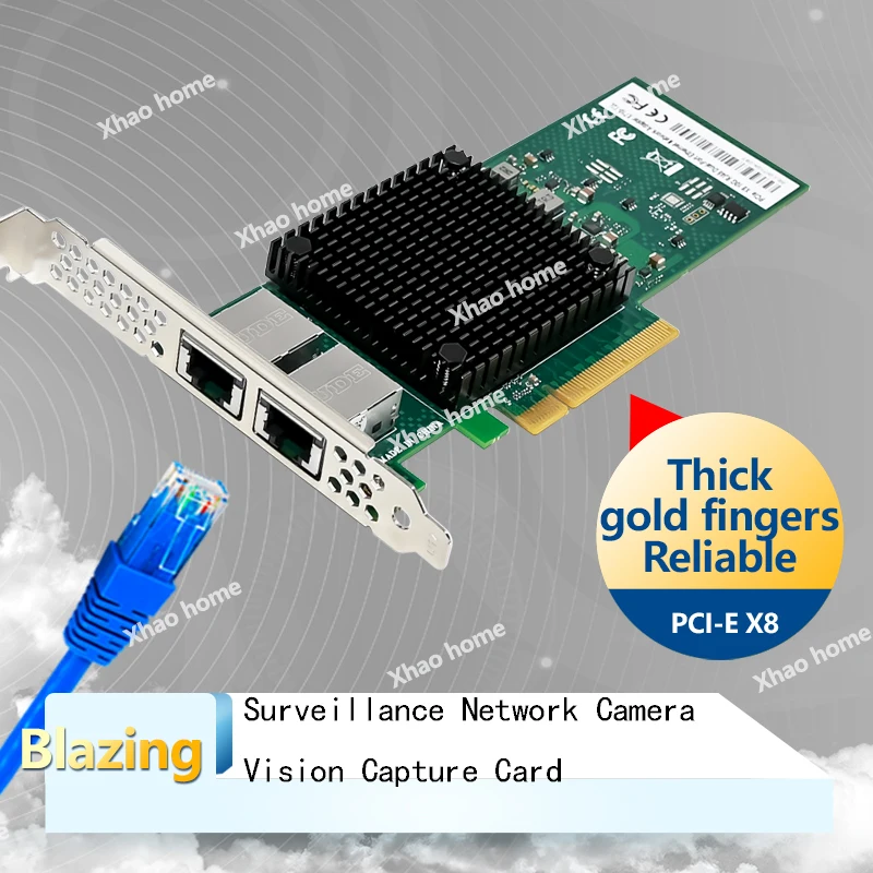

For Intel X710-DA2 Dual-Port 10G PCI-E Server Network Card (SFP+) 10GBPS Ethernet Adapter for Industrial PC ESXi Vision Capture