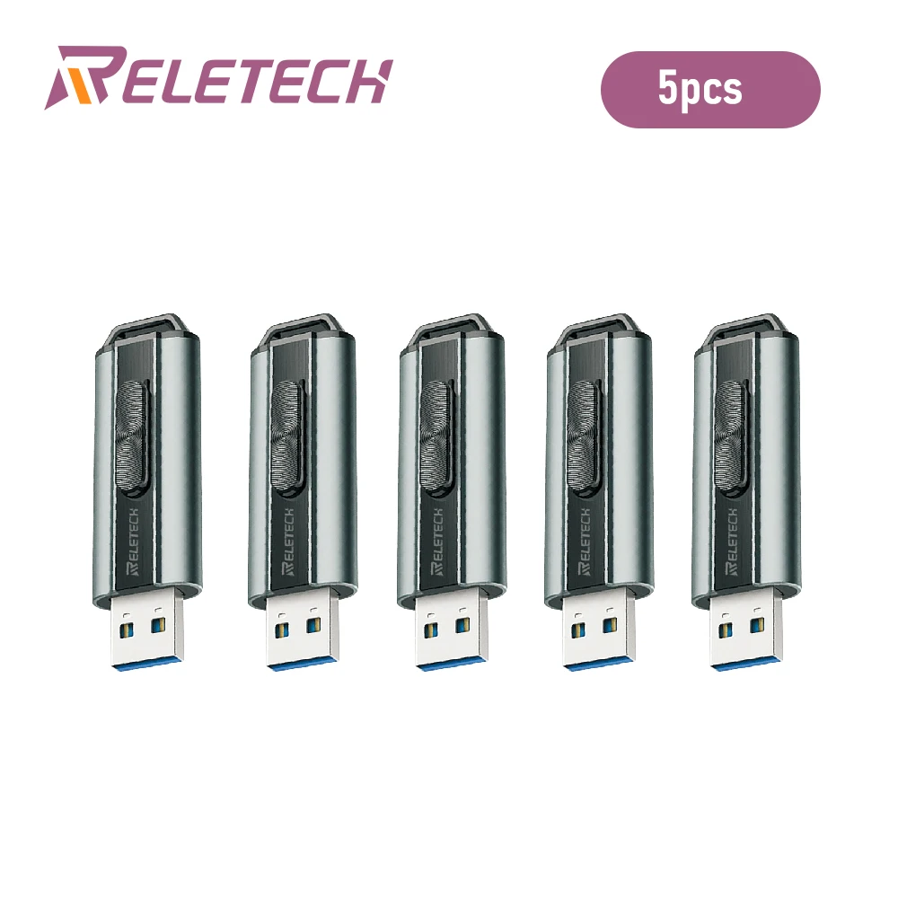 

Reletech Z1 Portable Solid State Drive 32gb 64gb 128gb USB3.1 Gen1x1 FLASH DRIVE Push-Pull Design 5/10/20PCS