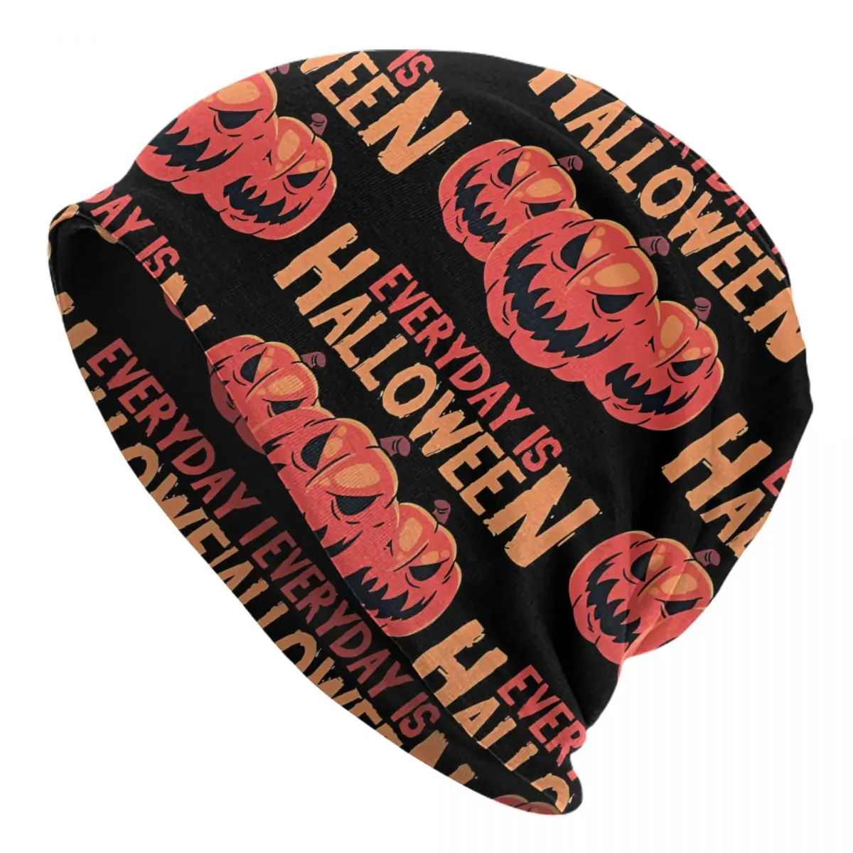 Zombie Fashion Hats Pumpkin Spooky Halloween Thin Hat Bonnet Special Skullies Beanies Caps Men Women's Earmuffs