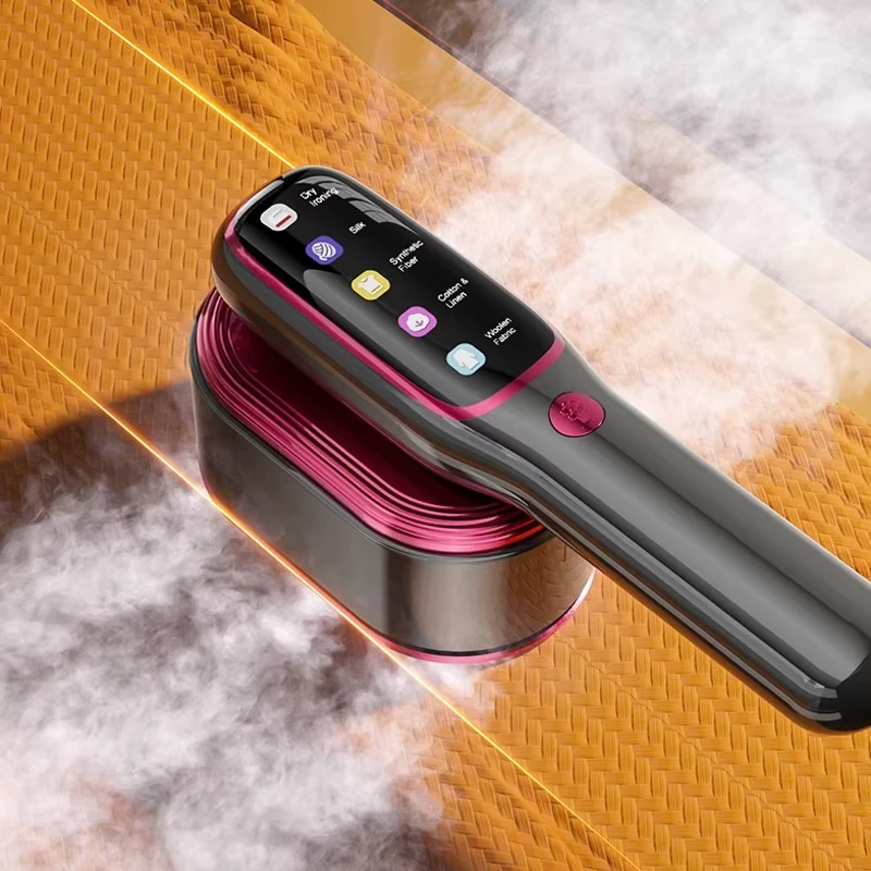 Ручной паровой утюг 1200 Вт, 5 скоростей, сенсорный экран, вращающийся портативный электрический отпариватель для одежды, складная гладильная машина 110 В/220 В