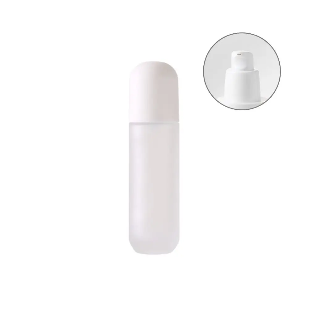30-120ml Lotion Pump Bottle Empty Transparent Press Cream Dispenser Face Cream Pot Liquid Foundation Bottle