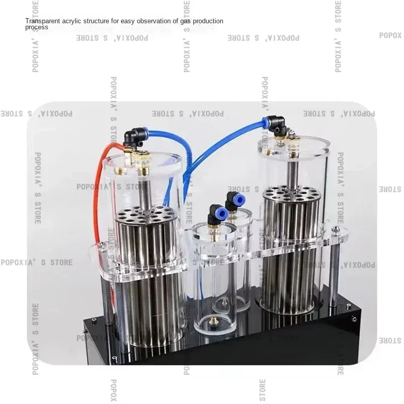 Apparecchiature di laboratorio elettrolizzatore d'acqua di separazione dell'idrogeno e dell'ossigeno di alta qualità a doppia uscita scienza popolare