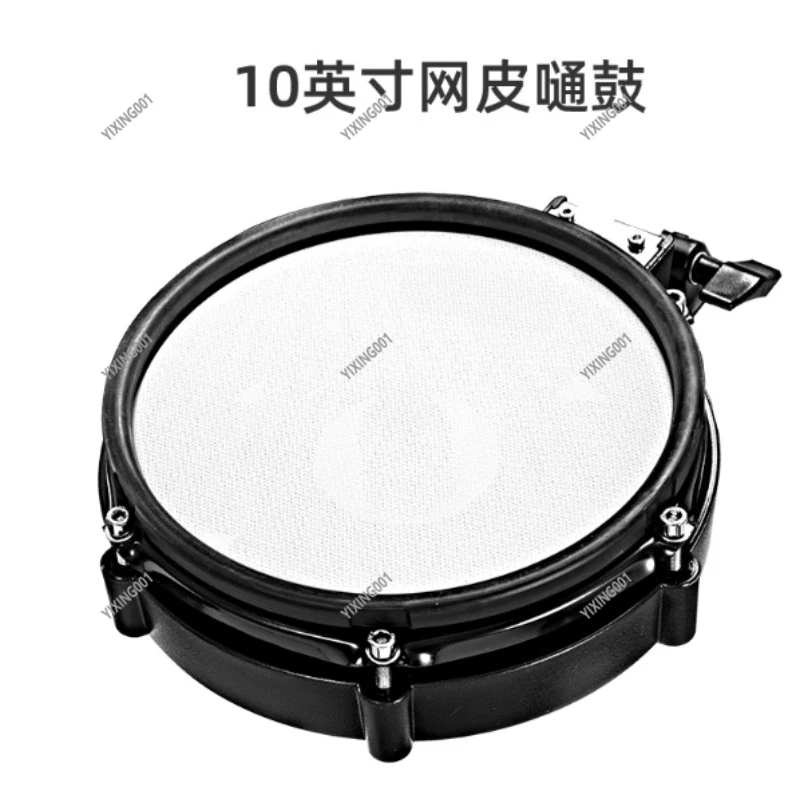 10-Inch Snare Drum, Portable Percussion Instrument for Drum Band Performance