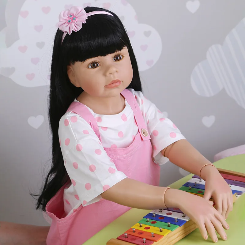 98cm Reborn Doll Girl Humanoid Doll 3-4 Years Old Simulation Shopping Mall Childrens Clothing Model Creative Personality Decor