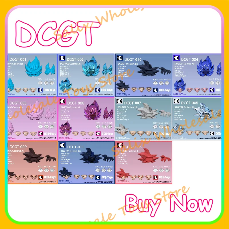

New DCGT Toys Dragon Ball Super Saiyan Ultra Instinct Goku Black Son Goku Zamasu Head Accessories Anime Action Figure Toys Gifts