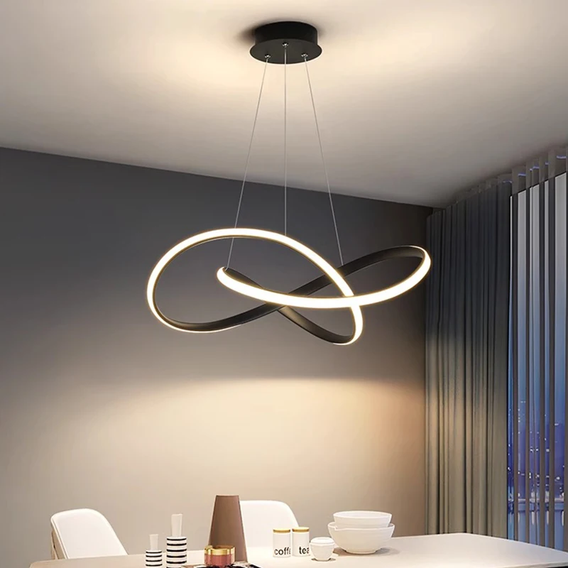 Nordic Dining Room Chandelier Creative Clover Dining Table Pendant Lights Modern Hotel Bar Home Decor Living Room Bedroom Lamps