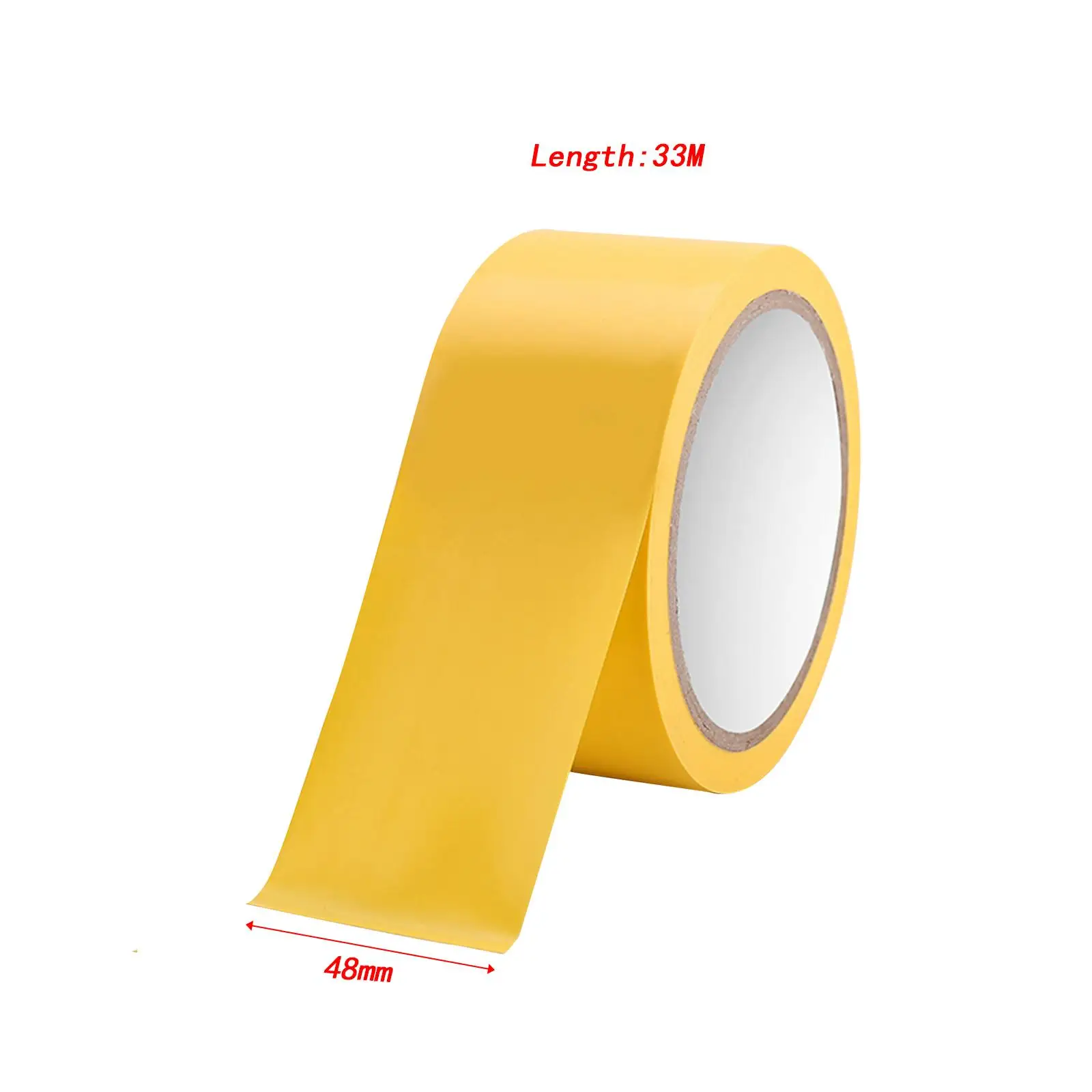 Warning Tape Warning Sticker Wear Resistance Warning Floor Tape Waterproof Caution Tape Roll for Walls Stairs Floors