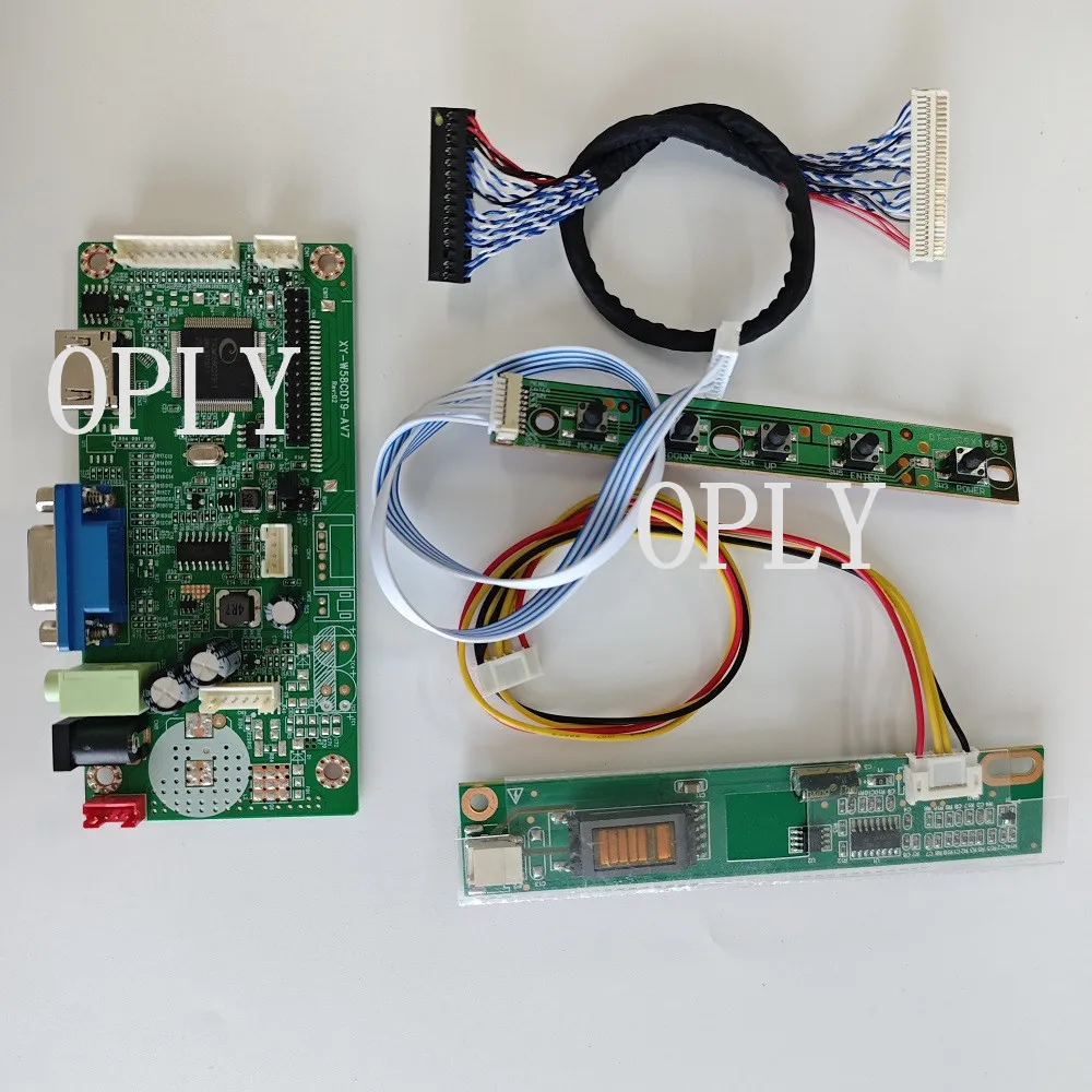Kit for LP154WX4-TLE2 LP154WX4 LP154WX5 LTD133EX2X 1280x800 Panel LED LCD Screen DIY Controller board Audio HDMI-Compatible VGA