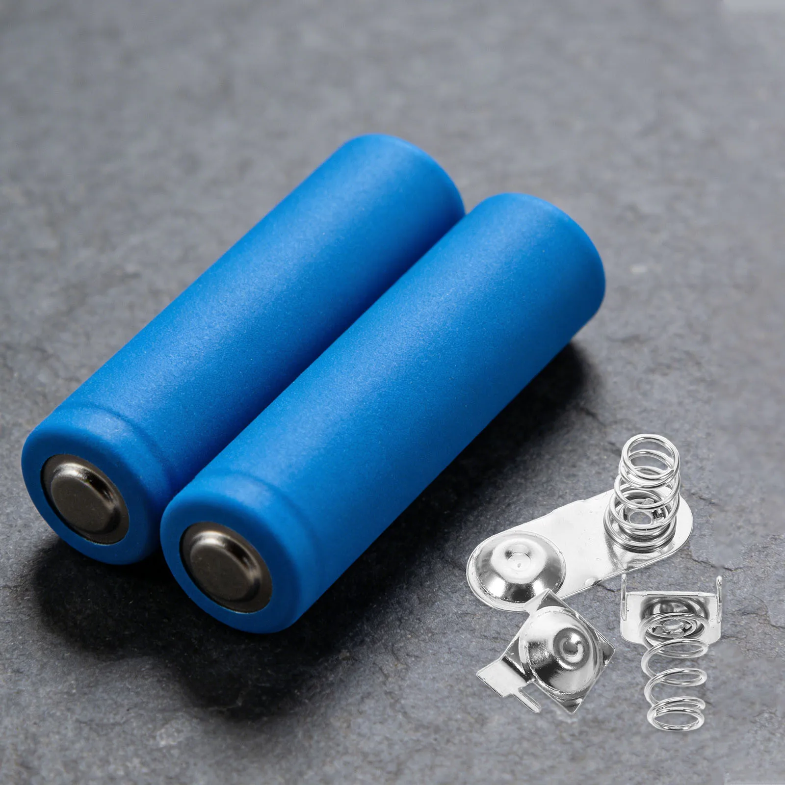 

8Sets Microphone Spring Plates Positive Negative Contact Replacement for Aa Holder Audio and Electronics