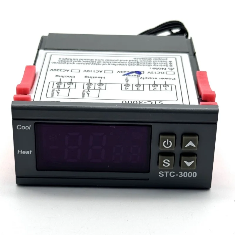 STC-3000 Digital Temperature Controller Thermostat Thermoregulator Temperature Sensor Relay Heating Cooling Incubator