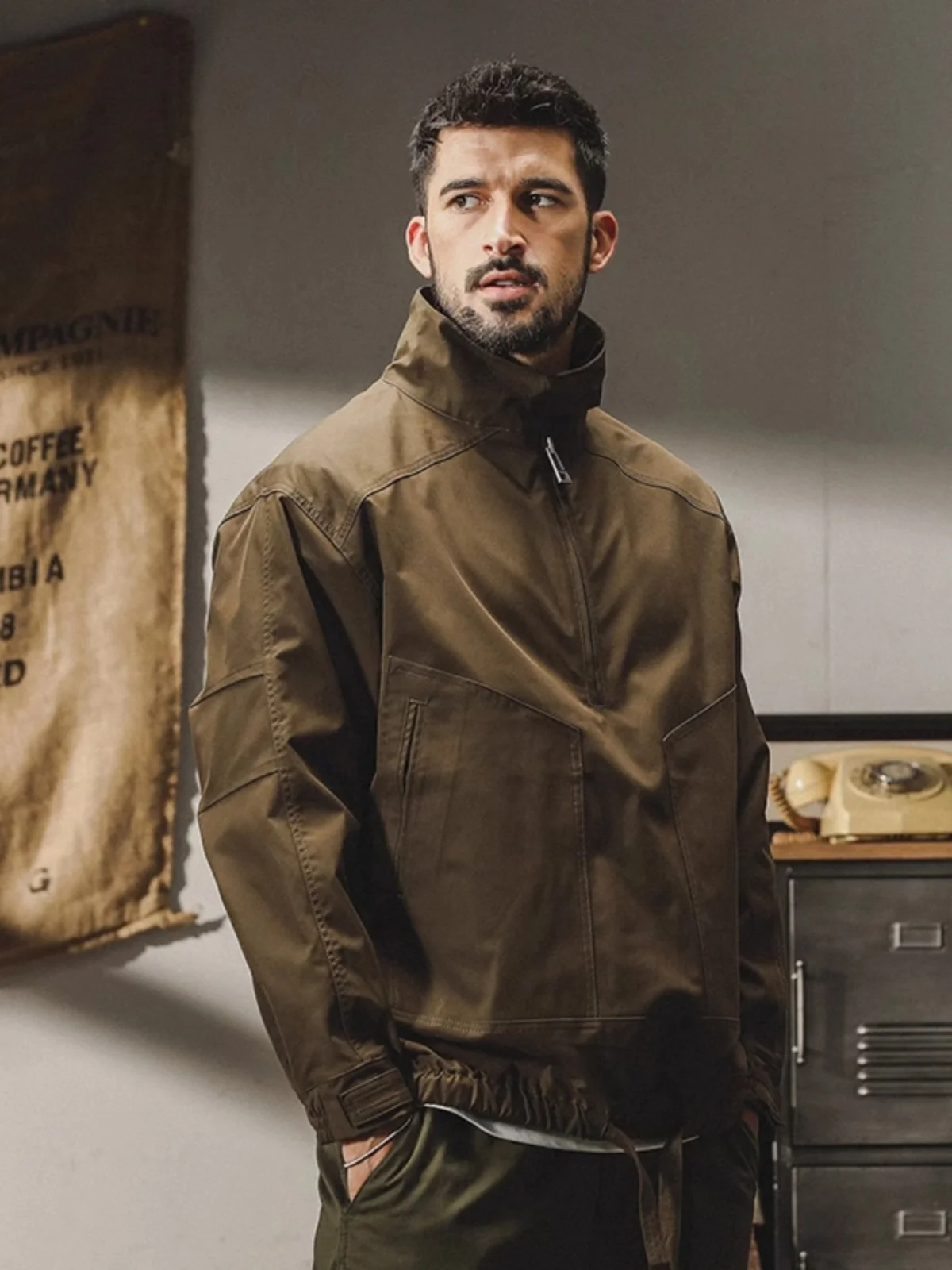 

Утепленная флисовая куртка для активного отдыха, мужская осенне-зимняя свободная рабочая куртка, мужская ветровка больших размеров серии Mountain