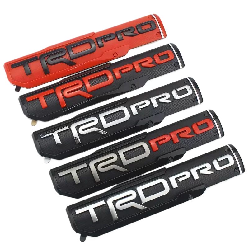 3D ABS Trd PRO Badge Emblem Car Stickers For Toyota Tundra Car Styling Fender Side Label Rear Trunk Decal Auto Accessorie