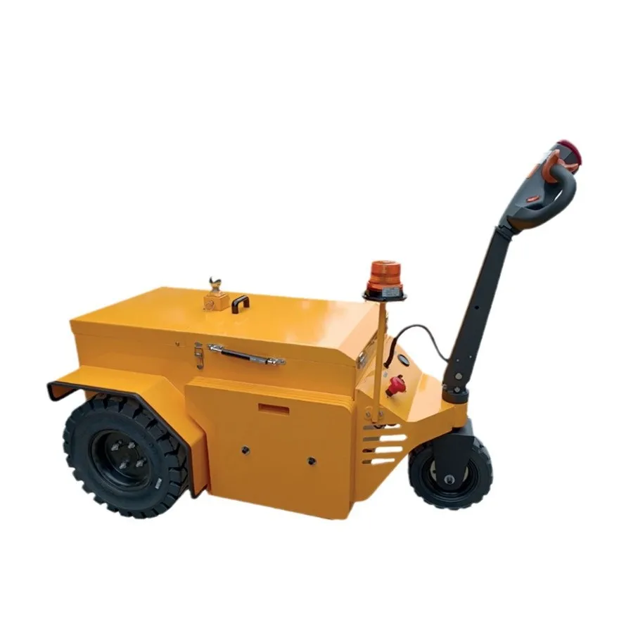 

Hand-pulled electric tractor
