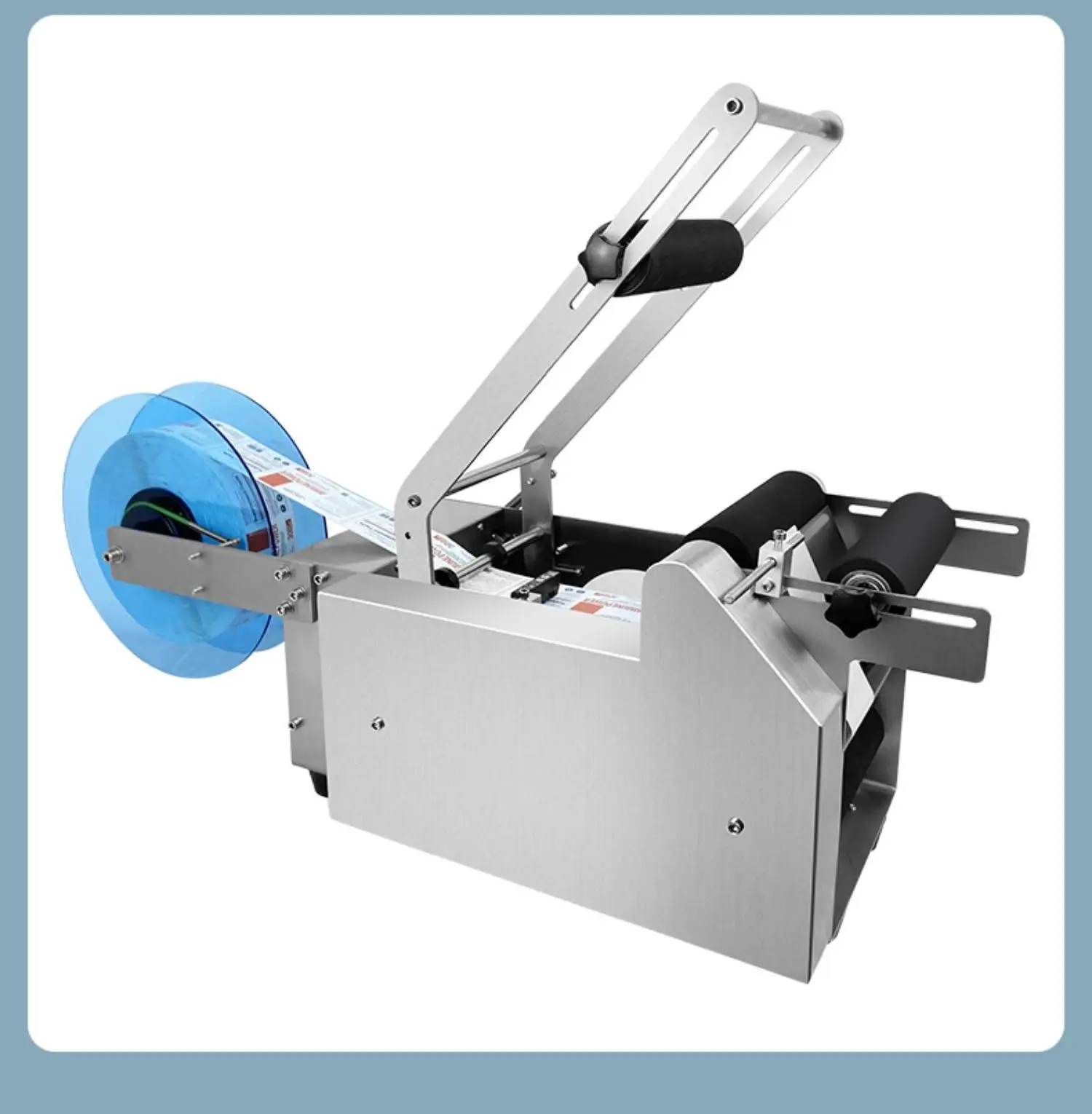 MT-50 Technical Roll semi Automatic Labeling Machine Portable Label Making Machine Semi-Automatic Square Bottle Labeling Machine