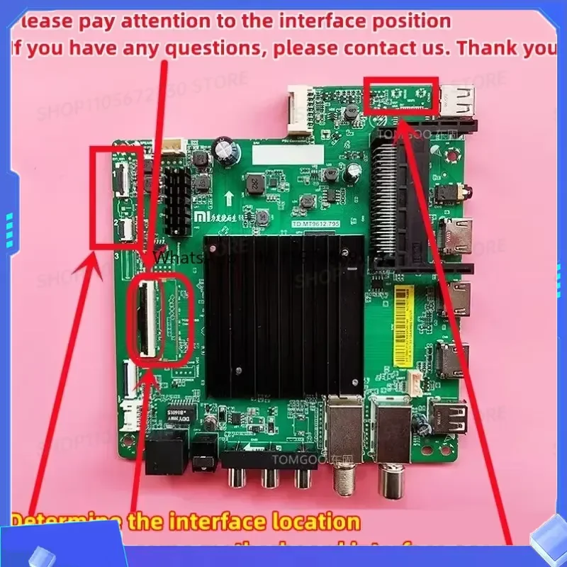For TD.MT9612.795 LCD TV Motherboard Network WIFI Main Board For L50M6-6AEU L55M6-6AEU L55M66AEU L58m7-easea L50M6-6ARG