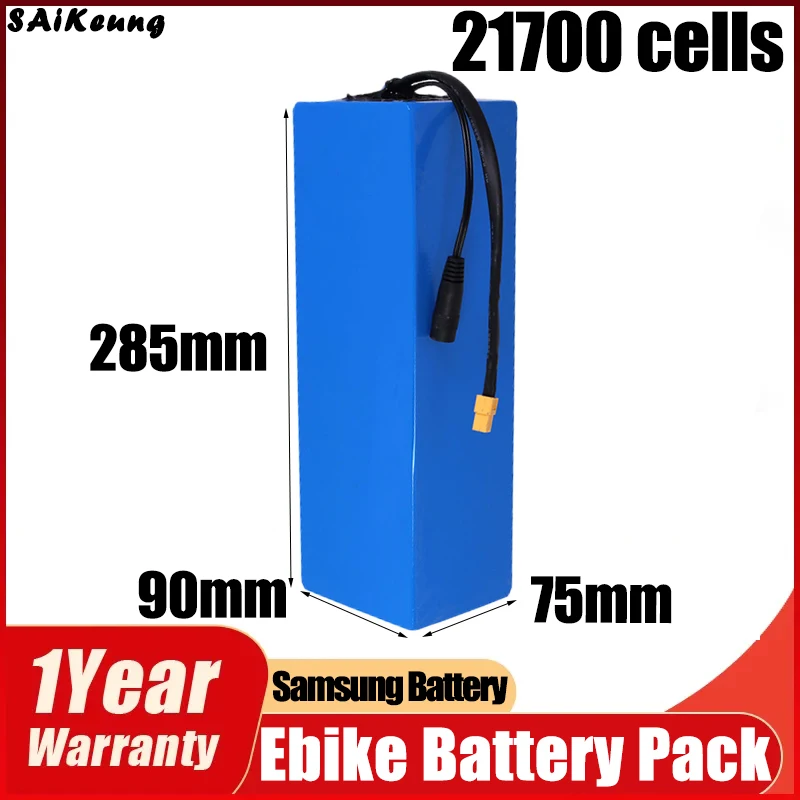 Ebike Elektrische Fiets Accu Akku Bafang 500W 1000W 1500W 2000W Power 48V 20ah 25ah 30ah 40ah 50ah 21700 Lithium Batterij Pack