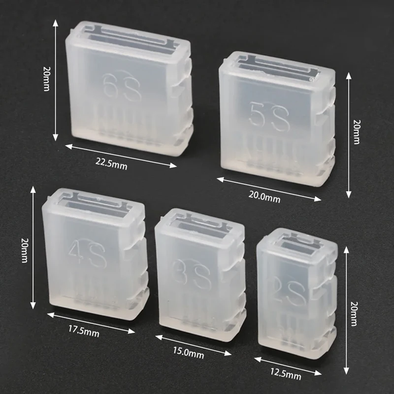 10/20pcs/lot 2S 3S 4S 5S 6S JST-XH Balanced Head Protection Balance Plug Savers AB Clip for Rc Lipo Battery