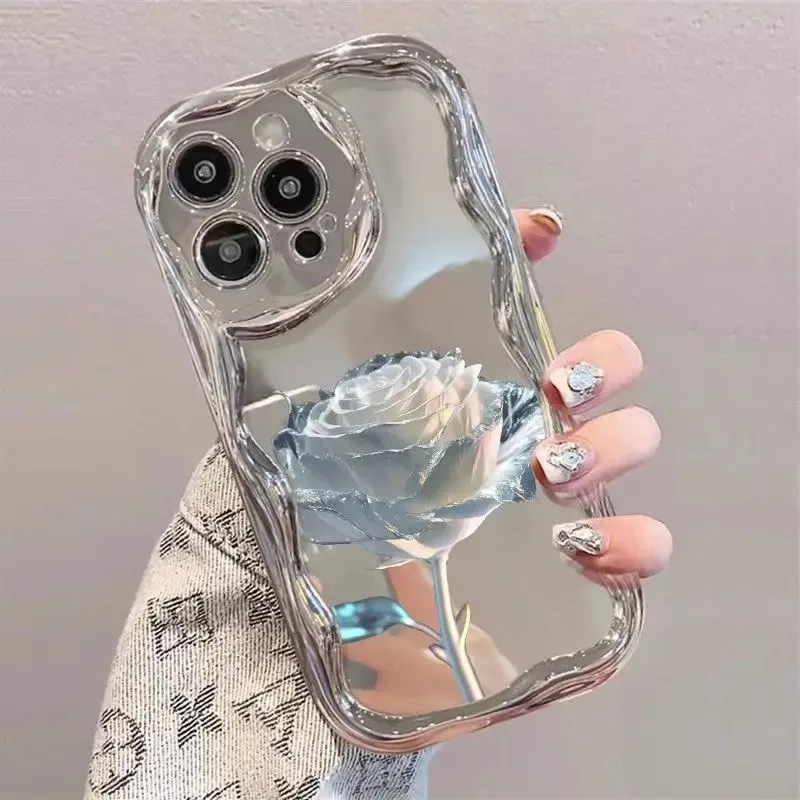 Simple Rose Phone Case For Samsung Galaxy A05 F15 M54 M14 M34 A15 A14 5G A13 4G A21S A22 A23 A04S A04 A02 A03Core Soft image 3