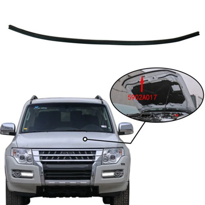 Automobile Engine Seal Strip Hood Rubber Strip For Pajero Montero Shogun V93 V97 V98 V95 2007-2020 5902A054 5902A017 Car Parts