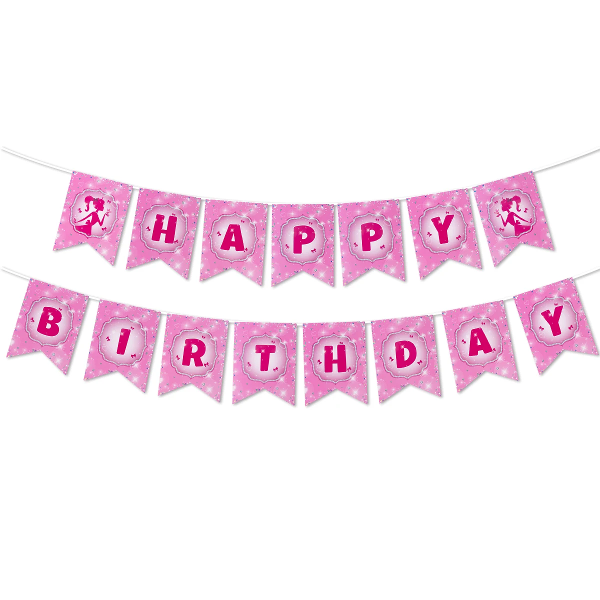 Pink Birthday Party Decoration Paper Plate Napkin Tablecloth Wedding Carnival Party Adult Children Disposable Tableware