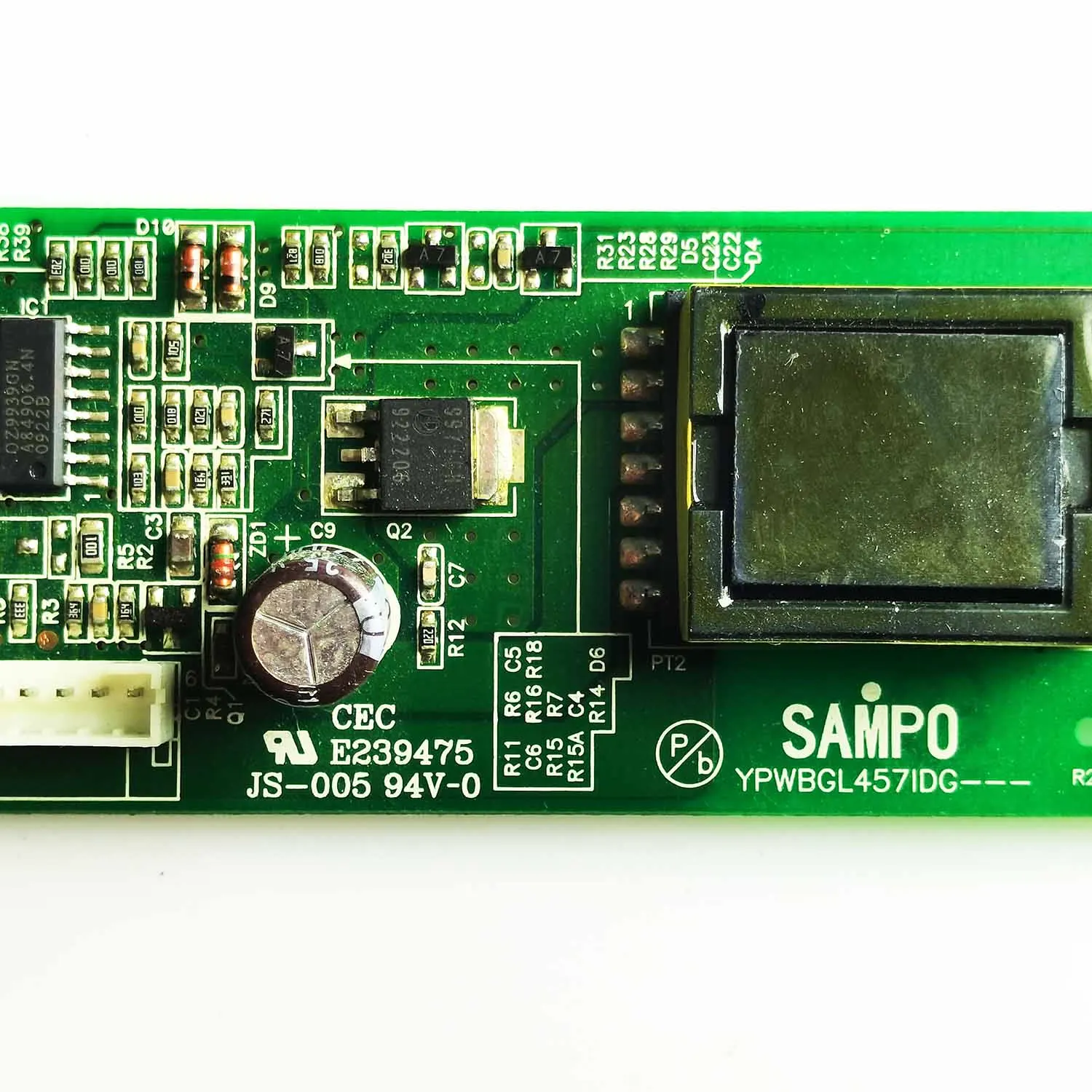 Barra ad alta tensione E239475 JS-005 CEC TM10520 REV.2 Inverter YPWBGL457IDG