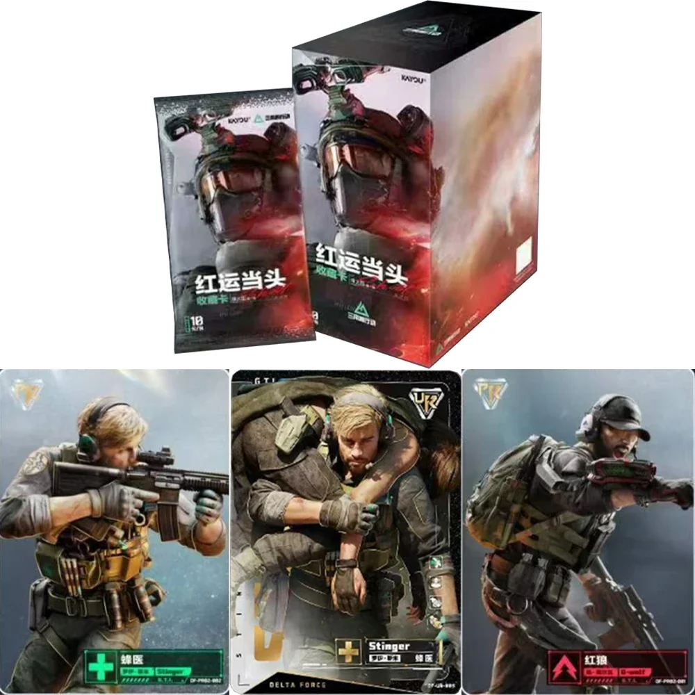 KAYOU Genuine Delta Force Card Lucky Charm Chapter Beacon Pack Limited SE Cards Anime Game Collection Card Toy Gift