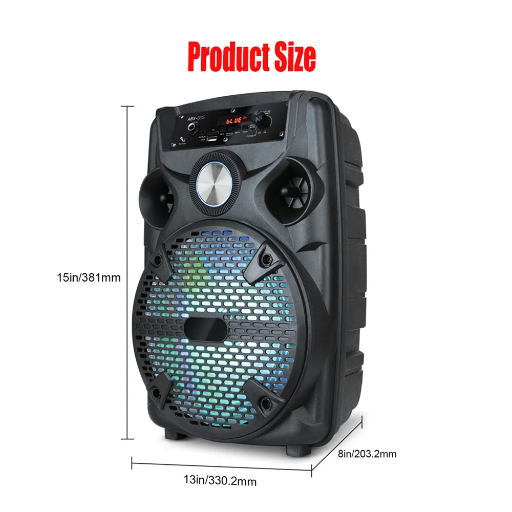 1100W Portable Bluetooth Party Speaker 8\