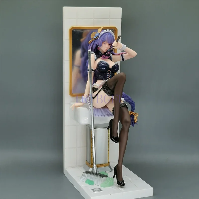 

Новый Gk Maid Ванная комната Beelzebul Genshin Impact Girls Китайское аниме Девушка ПВХ Фигурка Игрушка Gk Коллекция игр Модель Кукла Подарок