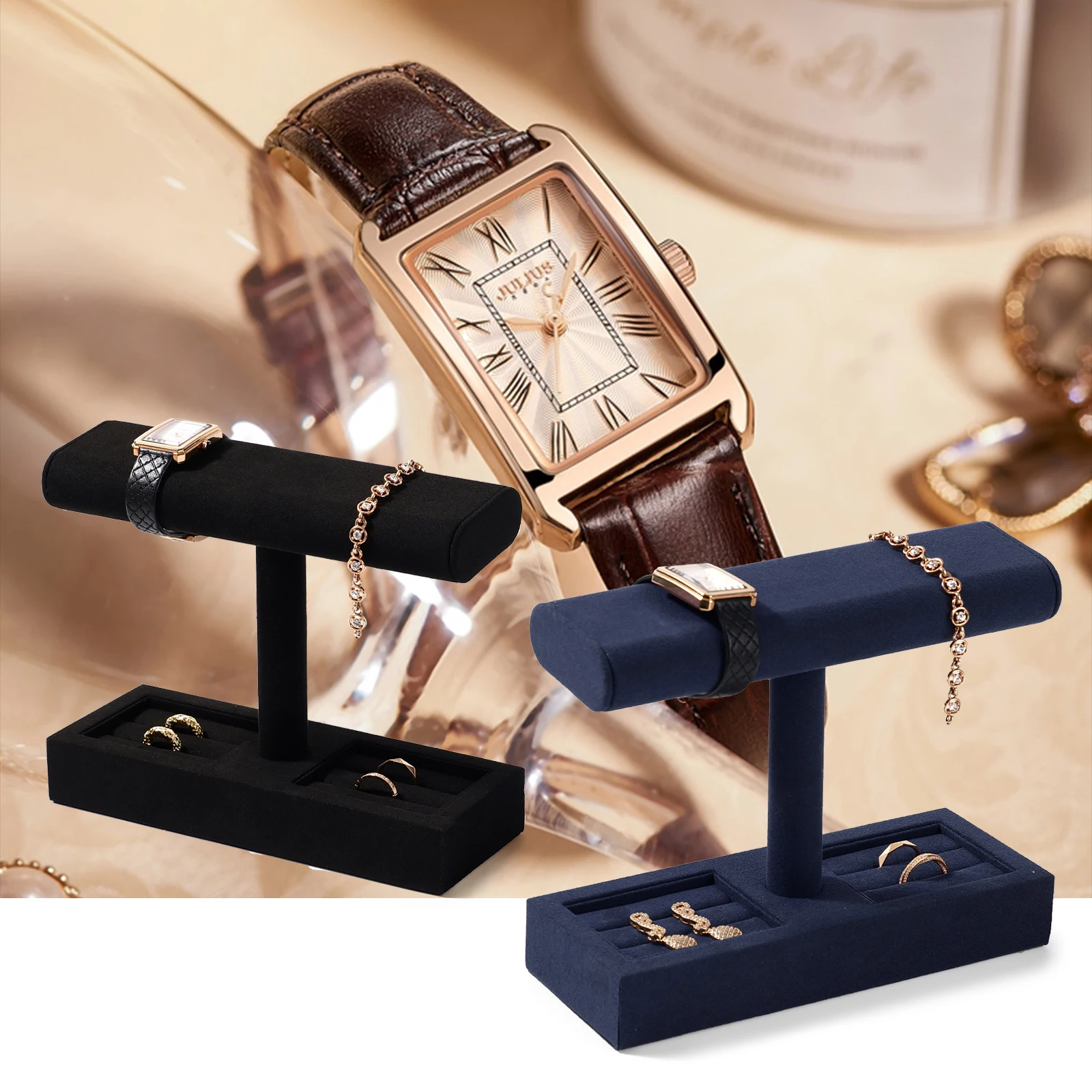 Oirlv Stylish Jewelry Display Stand: Minimalist Design, Multifunctional Storage,  Presentation for Bracelets, Earrings, Rings