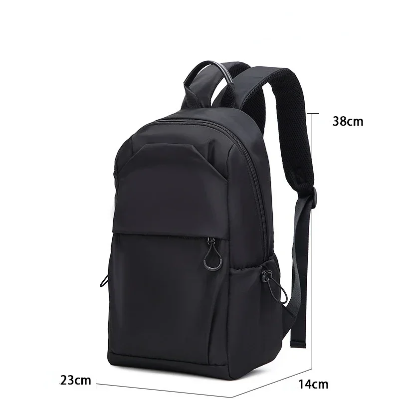 Men Mini Backpack Anti Theft Backpacks School Light Waterproof Fashion Contracted Casual Teenage Boys Travel Small Mens Bookbag