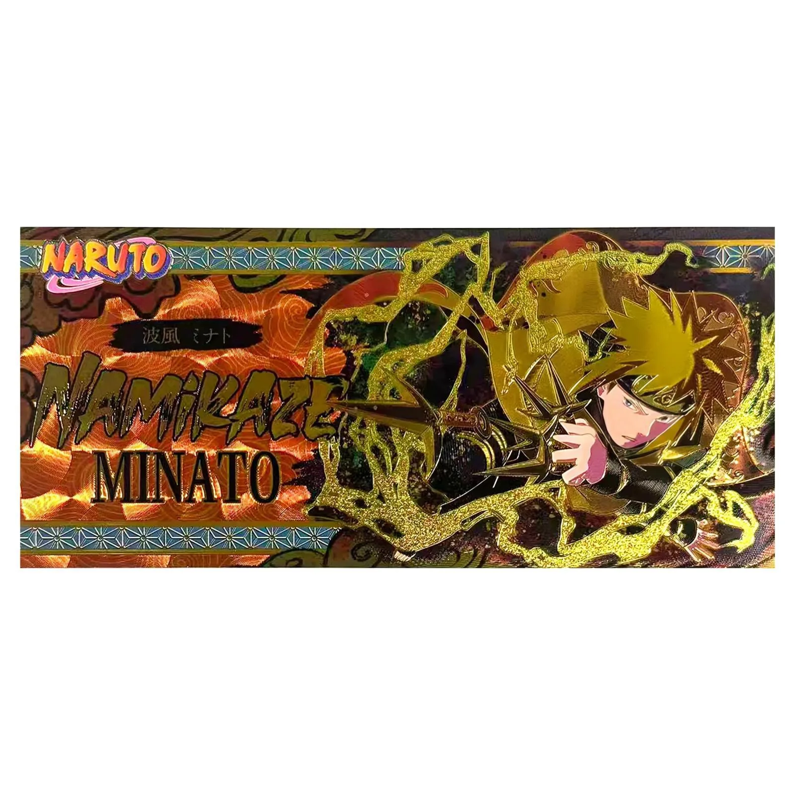 新しいナルトアニメコレクションカード金箔紙幣ミナトオビトイタチペインデイダラコレクタブルギフトファン友人子供向け